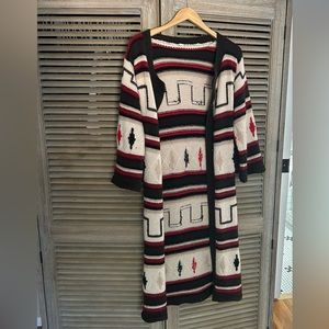 Gently used vintage German sweater duster size 38